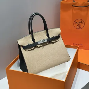 Hermes Birkin Medium Craie White 30cm 2