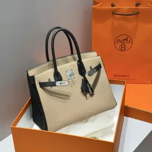 Hermes Birkin Medium Craie White 30cm 2