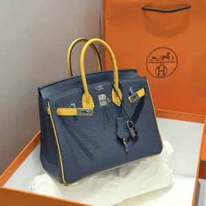 Hermes Birkin Medium Navy 30cm 3