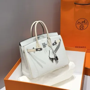 Hermes Birkin Medium White 30cm 3