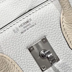 Hermes Birkin Medium White 30cm 3