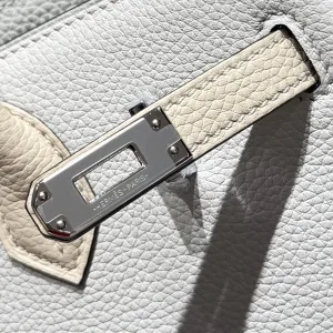 Hermes Birkin Medium White 30cm 3