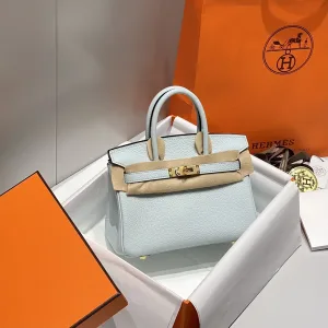 Hermes Birkin Small Blue Grey 25cm
