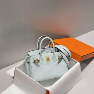 Hermes Birkin Small Blue Grey 25cm