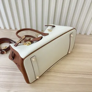 Hermes Birkin Small White Brown 25cm