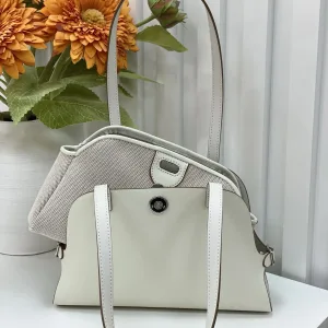 Hermes Bolide Medium White 25cm