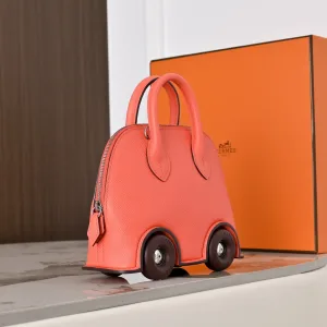 Hermes Bolide Small Coral Pink 20cm