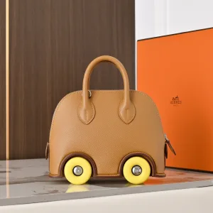 Hermes Bolide Small Gold Brown 20cm
