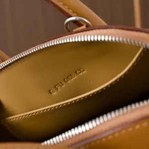 Hermes Bolide Small Gold Brown 20cm