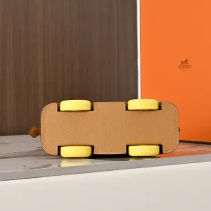 Hermes Bolide Small Gold Brown 20cm