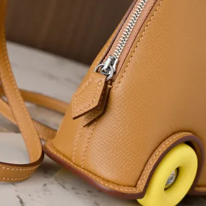 Hermes Bolide Small Gold Brown 20cm