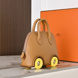 Hermes Bolide Small Gold Brown 20cm