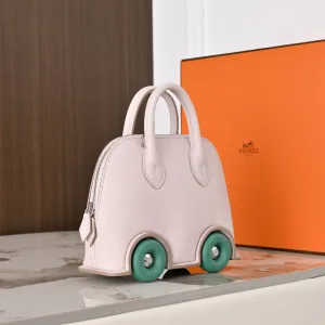 Hermes Bolide Small White 20cm