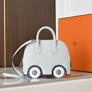 Hermes Bolide Small White 20cm 2
