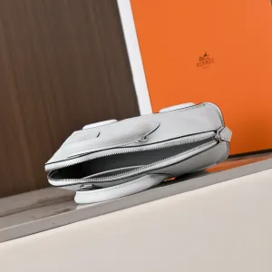 Hermes Bolide Small White 20cm 2