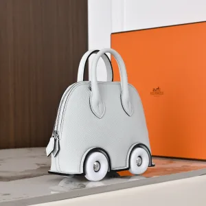Hermes Bolide Small White 20cm 2