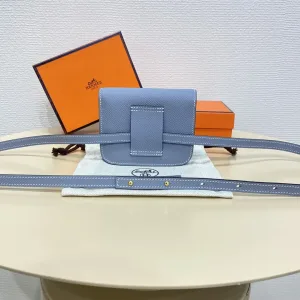 Hermes Constance Mini Small Blue Grey 18cm