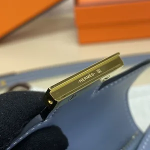 Hermes Constance Mini Small Blue Grey 18cm