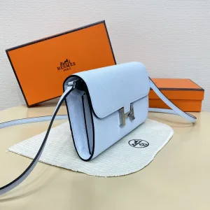 Hermes Constance Mini Small Light Blue 18cm