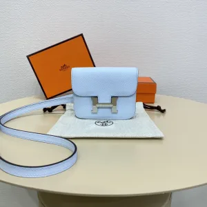 Hermes Constance Mini Small Light Blue 18cm 2
