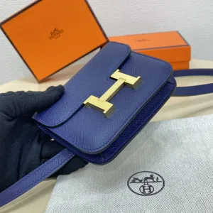 Hermes Constance Mini Small Navy 18cm
