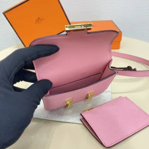 Hermes Constance Mini Small Pink 18cm 2