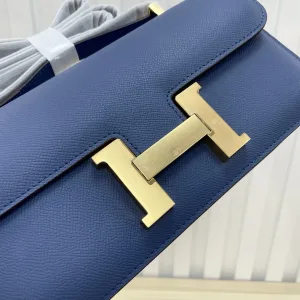 Hermes Constance Small Blue 18cm