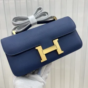Hermes Constance Small Blue 18cm