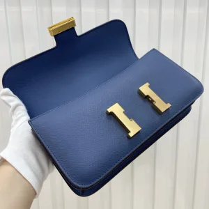 Hermes Constance Small Blue 18cm