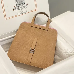 Hermes Della Cavalleria Small Gold Brown 18cm