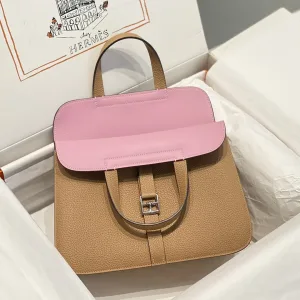 Hermes Della Cavalleria Small Gold Brown 18cm