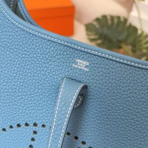 Hermes Evelyne Small Blue 16cm
