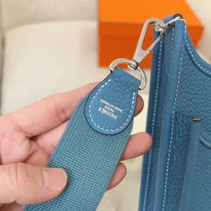 Hermes Evelyne Small Blue 16cm