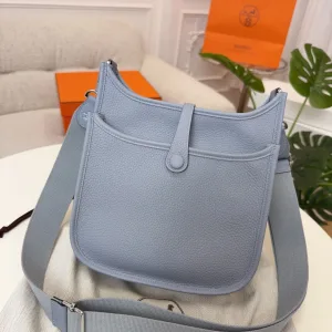 Hermes Evelyne Small Light Blue 16cm