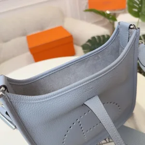 Hermes Evelyne Small Light Blue 16cm