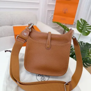 Hermes Evelyne Small Orange 16cm