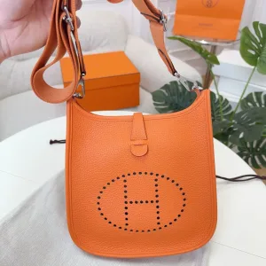 Hermes Evelyne Small Orange 16cm 2