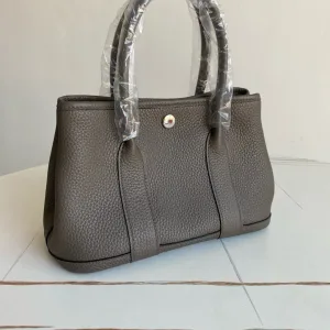 Hermes Garden Party Medium Etoupe 30cm