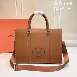 Hermes Garden Party Medium Gold Brown 30cm