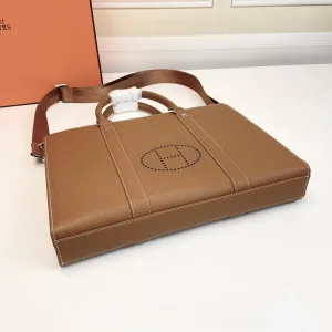 Hermes Garden Party Medium Gold Brown 30cm