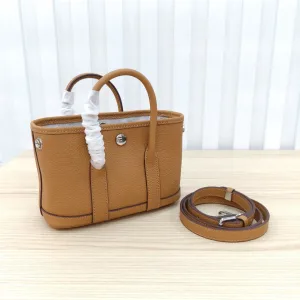 Hermes Garden Party Medium Gold Brown 30cm 2