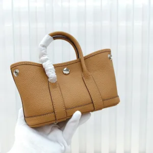 Hermes Garden Party Medium Gold Brown 30cm 2