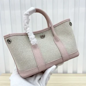 Hermes Garden Party Medium Pink Beige 30cm