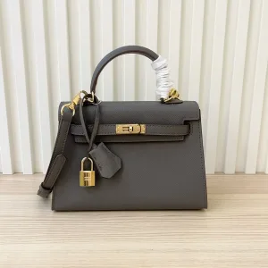 Hermes Kelly Medium Etoupe 25cm