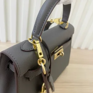 Hermes Kelly Medium Etoupe 25cm