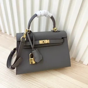 Hermes Kelly Medium Etoupe 25cm