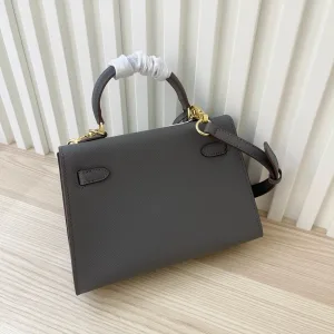 Hermes Kelly Medium Etoupe 25cm