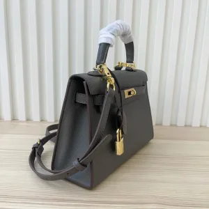 Hermes Kelly Medium Etoupe 25cm