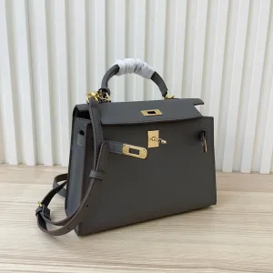 Hermes Kelly Medium Etoupe 25cm