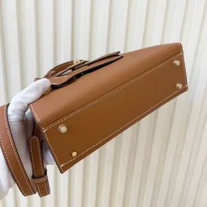 Hermes Kelly Medium Gold Brown 25cm
